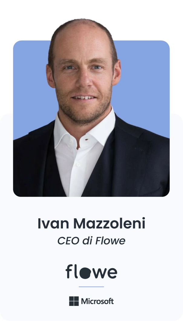 Card Ivan Mazzoleni CEO di Flowe Microsoft