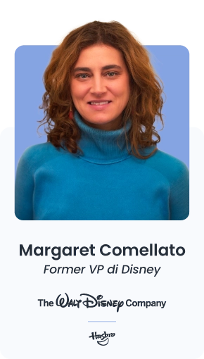 Card Margaret Comellato Former VP Disney Hasbro