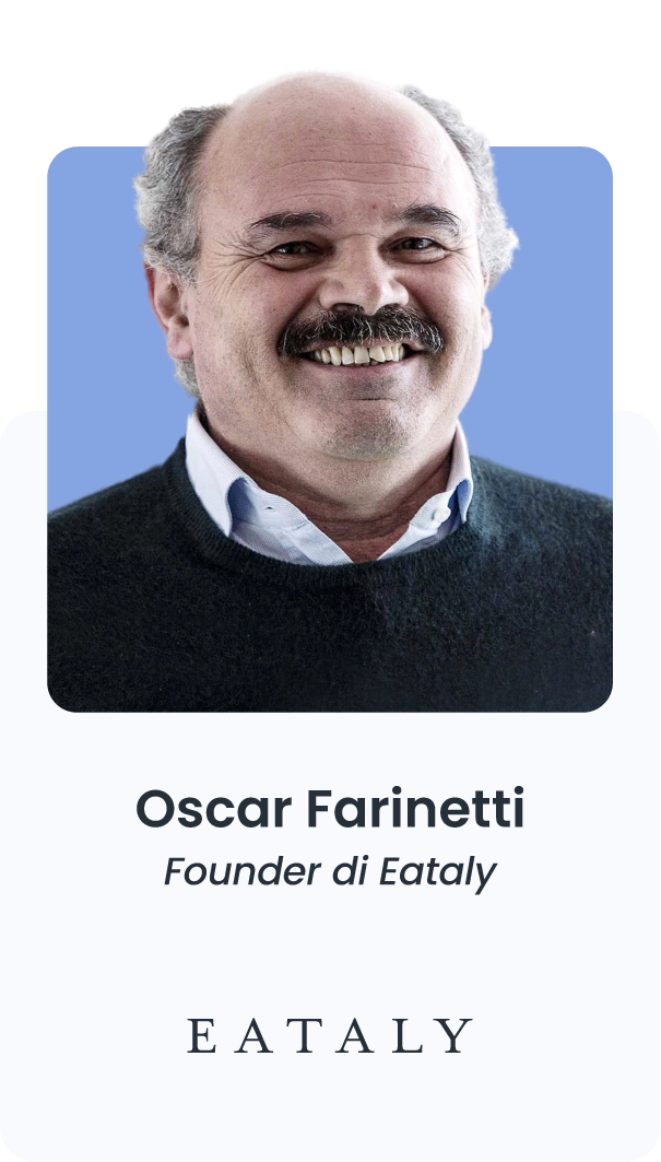 Card Oscar Farinetti Founder Eataly