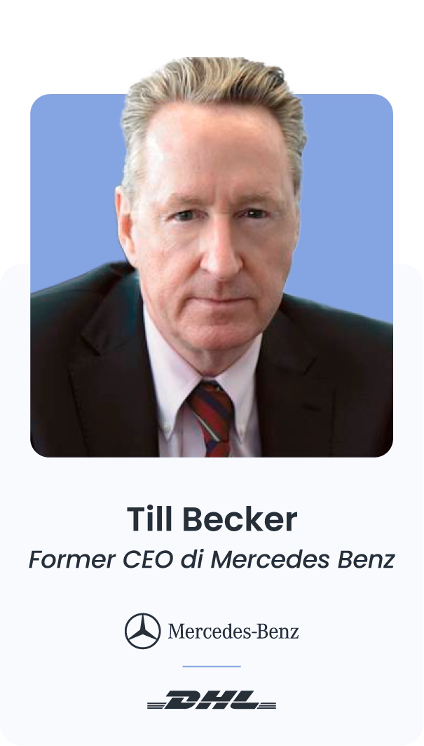Card Till Becker Former CEO Mercedez Benz DHL
