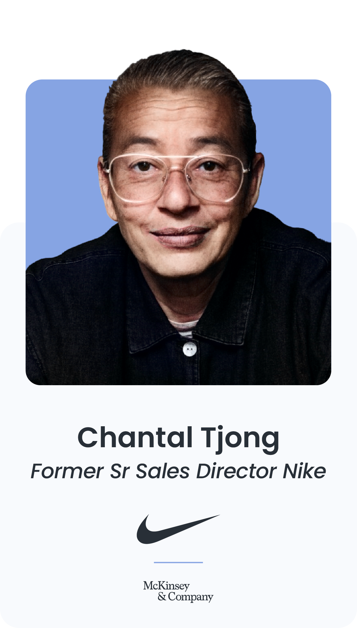 Card Chantal Tjong VP Sales Nike